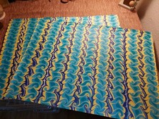 2 x schönes HAND MARMORPAPIER