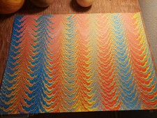 Schönes HAND MARMORPAPIER H48