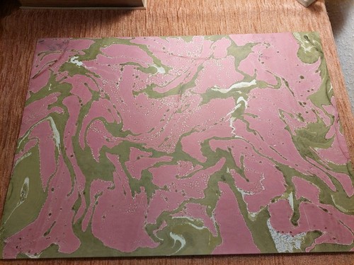 Schönes hand marmorpapier - schönes,