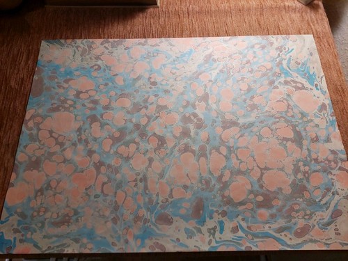 Schönes hand marmorpapier - marmorpapier, 383