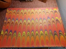 Schönes HAND MARMORPAPIER H20