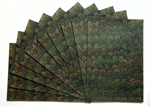 Bogen marmorpapier - 10,