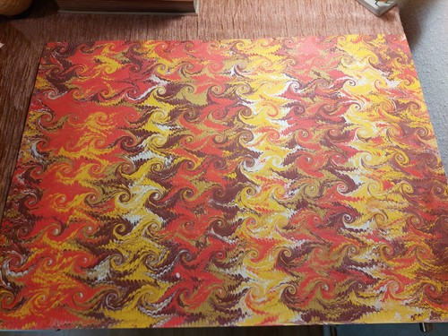 Schönes hand marmorpapier - schönes,