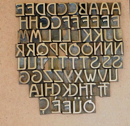 Prägeschrift mm - prägeschrift,