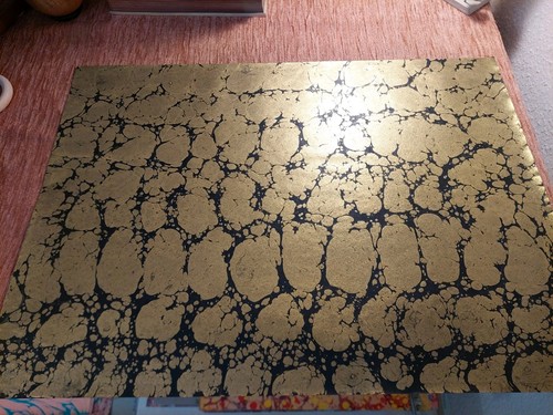 Schönes hand marmorpapier - schönes,