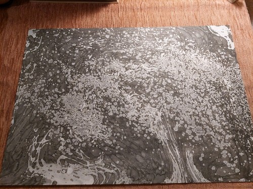 Schönes hand marmorpapier 424 - hand,