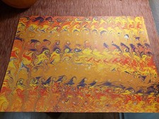 Schönes HAND MARMORPAPIER H19