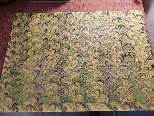 Schönes hand marmorpapier - schönes,