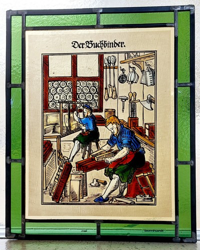 Der buchbinder fensterbild - der,