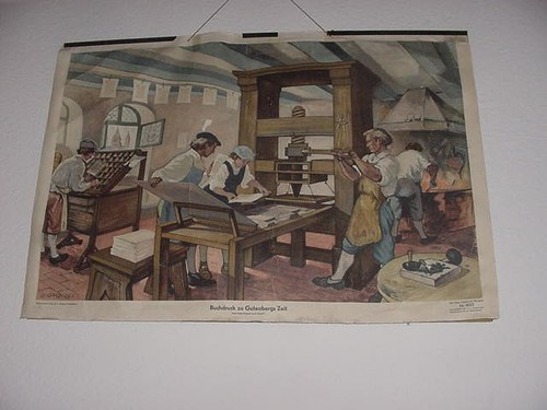 Buchdruck gutenbergszeit - zu,