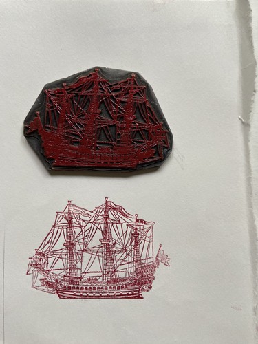 Klischee buchdruck stempel - klischee,