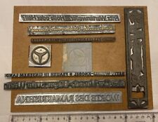 Konvolut Prägestempel