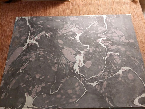 Schönes hand marmorpapier 390 - marmorpapier,