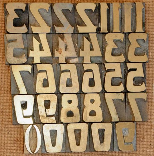 Prägeschrift mm - prägeschrift, 25