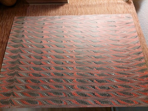Schönes hand marmorpapier - schönes,