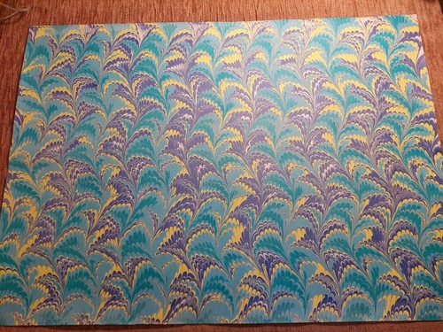 Schönes hand marmorpapier - schönes,