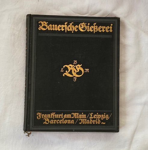 Bauersche gießerei hauptprobe - gießerei,