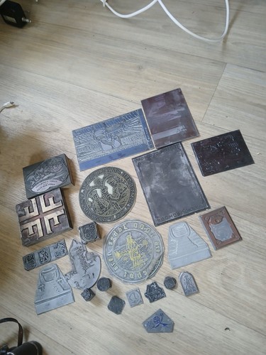Konvolut alter druckplatten - konvolut,