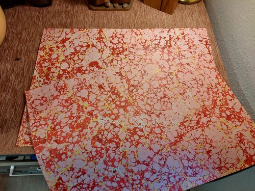 Schönes hand marmorpapier - x,